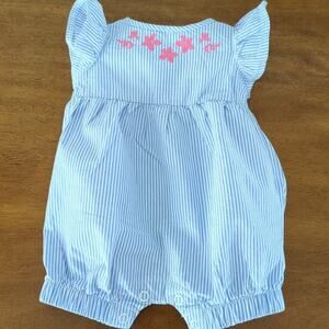 Baby girls striped Romper NB
